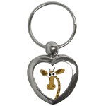 Giraffe  Key Chains (Heart) 