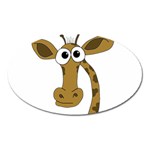 Giraffe  Oval Magnet