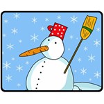 Snowman Fleece Blanket (Medium) 