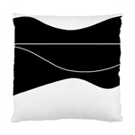 Black and white Standard Cushion Case (Two Sides)
