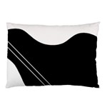 White and black abstraction Pillow Case (Two Sides)