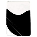 White and black abstraction Flap Covers (S) 