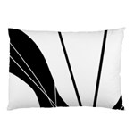 White and Black  Pillow Case (Two Sides)