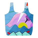 Under the sea Full Print Recycle Bags (L) 