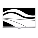 White and black harmony Business Card Holders