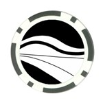 White and black harmony Poker Chip Card Guards (10 pack) 