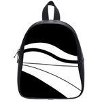 White and black harmony School Bags (Small) 
