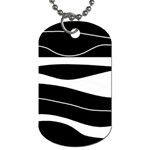 Black light Dog Tag (One Side)