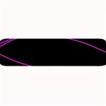 Purple, white and black lines Large Bar Mats