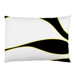 Yellow, black and white Pillow Case