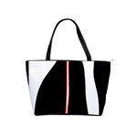 White, red and black Shoulder Handbags