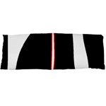 White, red and black Body Pillow Case Dakimakura (Two Sides)