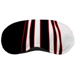 White, red and black lines Sleeping Masks