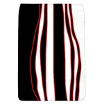 White, red and black lines Flap Covers (S) 