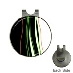 Colorful lines harmony Hat Clips with Golf Markers