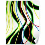 Colorful lines - abstract art Canvas 36  x 48  