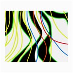 Colorful lines - abstract art Small Glasses Cloth (2-Side)