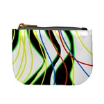 Colorful lines - abstract art Mini Coin Purses