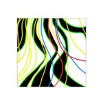 Colorful lines - abstract art Satin Bandana Scarf