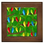 Parrots Flock Framed Tiles