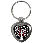Simply decorative tree Key Chains (Heart) 