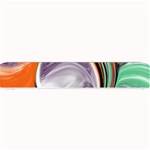 Abstract Orb in Orange, Purple, Green, and Black Small Bar Mats