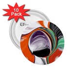 Abstract Orb 2.25  Buttons (10 pack) 