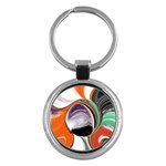 Abstract Orb Key Chains (Round) 