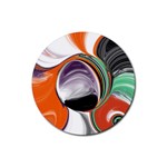 Abstract Orb Rubber Coaster (Round) 