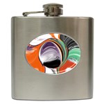 Abstract Orb Hip Flask (6 oz)