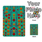 Pumkins Dancing In The Season Pop Art Multi-purpose Cards (Rectangle) 