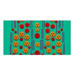 Pumkins Dancing In The Season Pop Art Satin Shawl