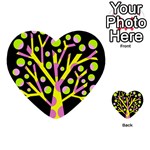 Simple colorful tree Multi-purpose Cards (Heart) 