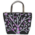Purple magical tree Bucket Bags