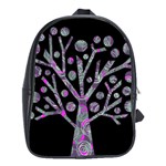 Purple magical tree School Bags(Large) 