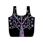 Purple magical tree Full Print Recycle Bags (S) 