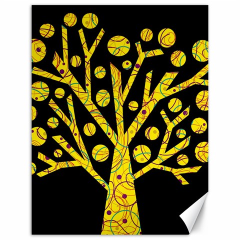 Yellow magical tree Canvas 12  x 16   from ArtsNow.com 11.86 x15.41  Canvas - 1
