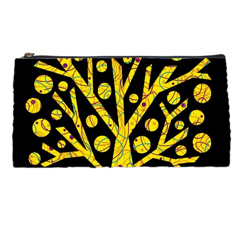 Yellow magical tree Pencil Cases from ArtsNow.com Front