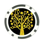 Yellow magical tree Poker Chip Card Guards (10 pack) 