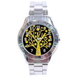 Yellow magical tree Stainless Steel Analogue Watch
