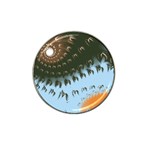 Sun-Ray Swirl Design Hat Clip Ball Marker (10 pack)