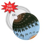 Sun-Ray Swirl Design 2.25  Buttons (100 pack) 