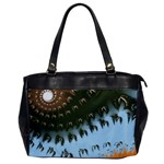 Sun-Ray Swirl Pattern Office Handbags
