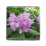 Purple Rhododendron Flower Memory Card Reader (Square)
