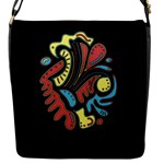 Colorful abstract spot Flap Messenger Bag (S)