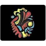 Colorful abstract spot Double Sided Fleece Blanket (Medium) 