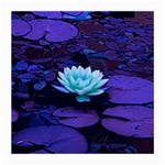 Lotus Flower Magical Colors Purple Blue Turquoise Medium Glasses Cloth (2-Side)