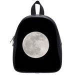 Full Moon at night School Bags (Small) 