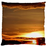 Summer Sunset Large Flano Cushion Case (One Side)