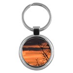Tree branches and sunset Key Chains (Round) 